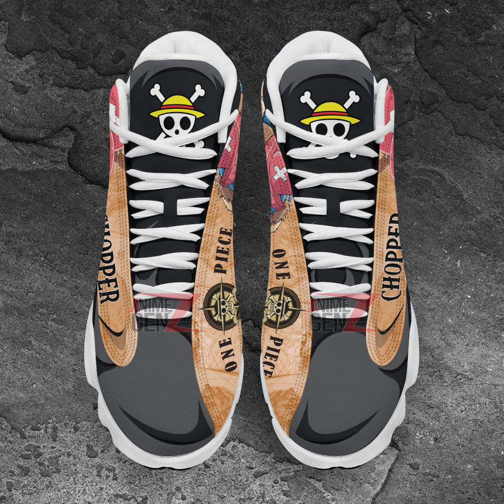 One Piece Tony Chopper Air Jordan 13 Sneakers Custom Anime Shoes
