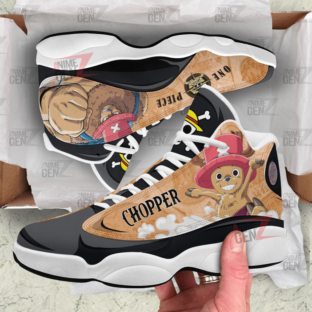 One Piece Tony Chopper Air Jordan 13 Sneakers Custom Anime Shoes