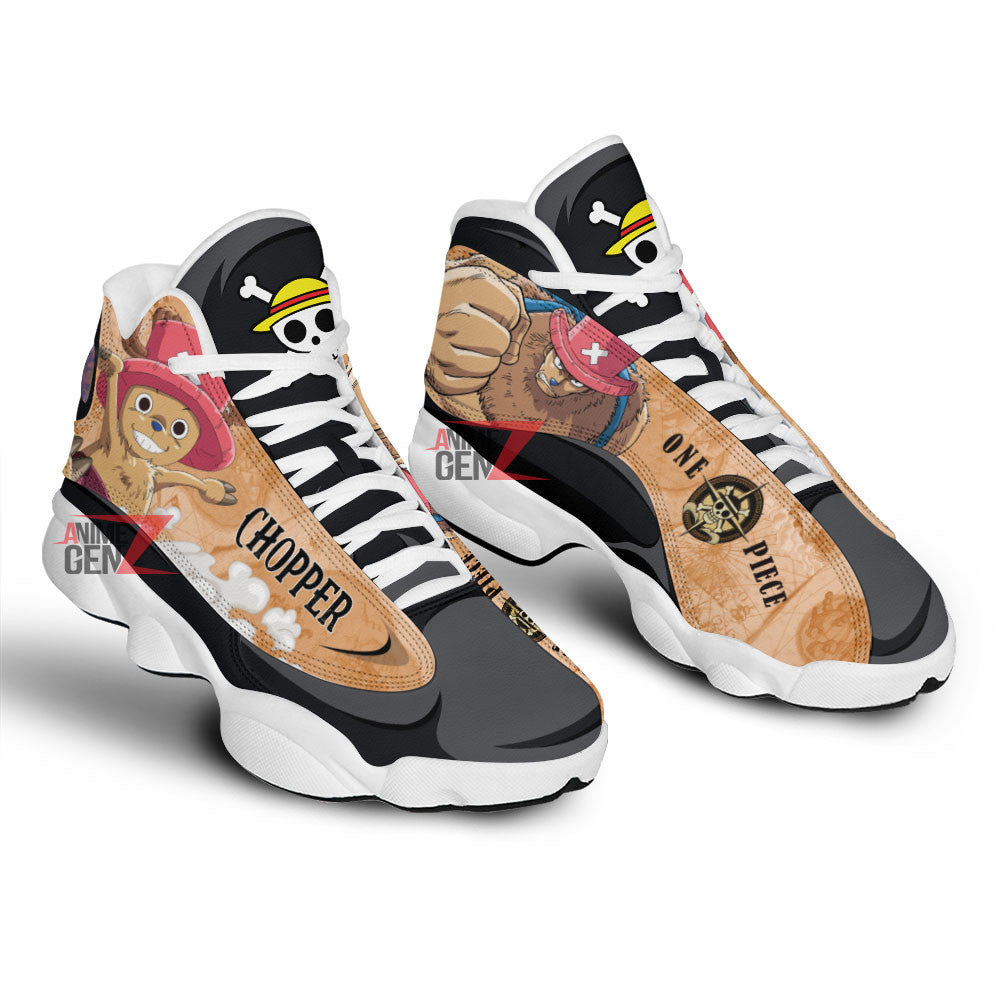 One Piece Tony Chopper Air Jordan 13 Sneakers Custom Anime Shoes