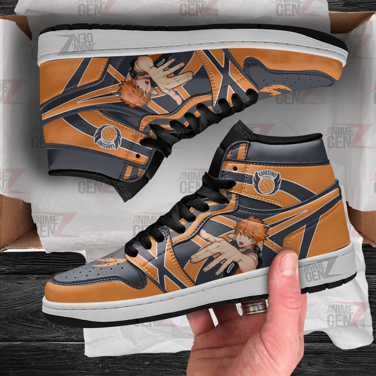 Haikyuu Hinata Shoyo JD Sneakers Custom Anime Shoes