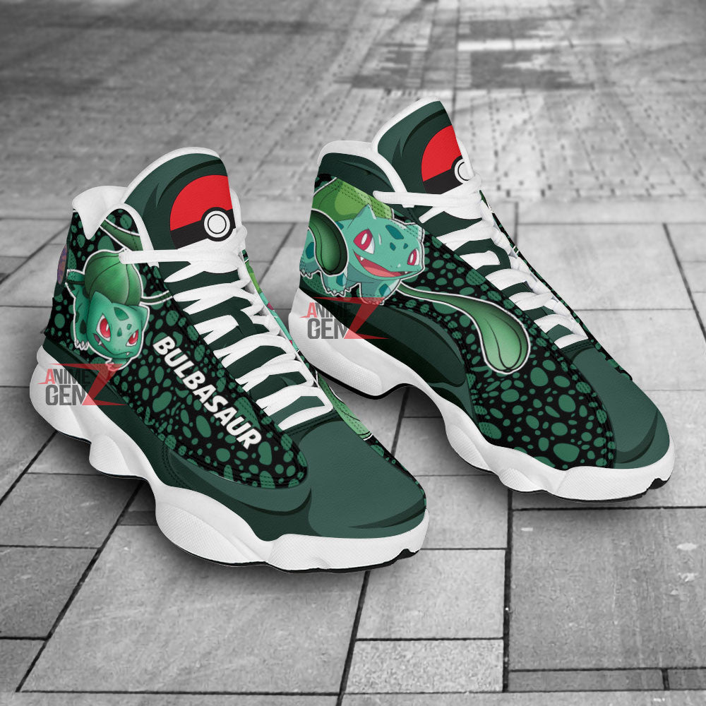 Pokemon Bulbasaur Air Jordan 13 Sneakers Custom Anime Shoes