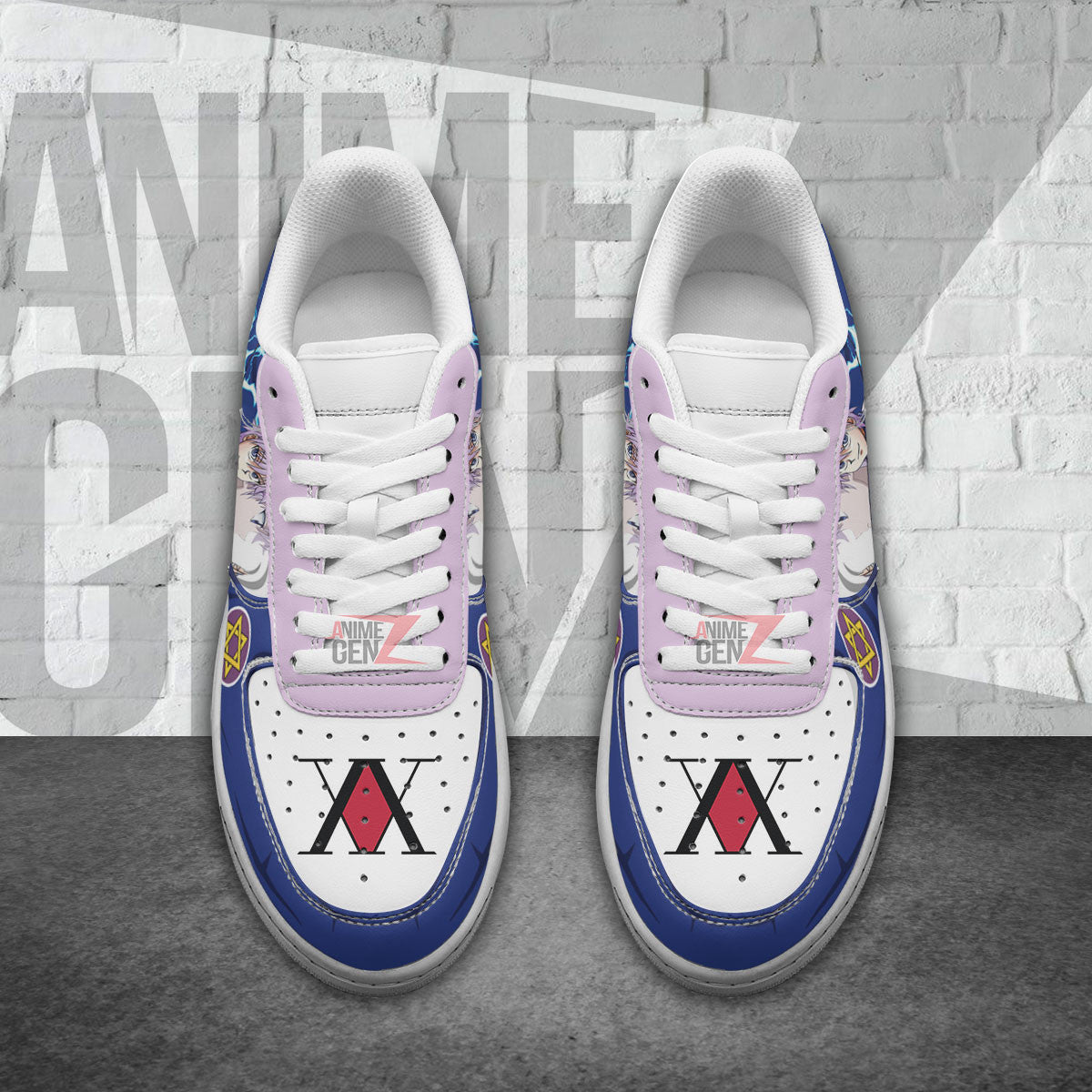 Hunter x Hunter Zoldyck Killua Air Sneakers Custom Anime Shoes