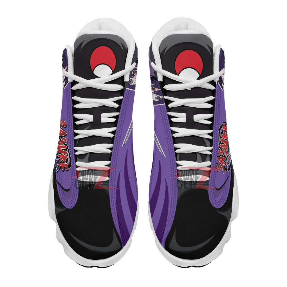 Naruto Uchiha Sasuke Air Jordan 13 Sneakers Custom Anime Shoes