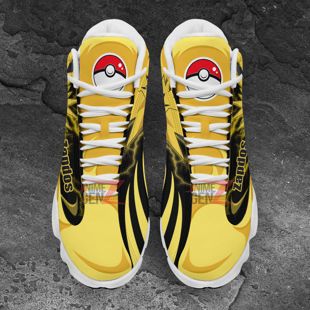 Pokemon Zapdos Air Jordan 13 Sneakers Custom Anime Shoes