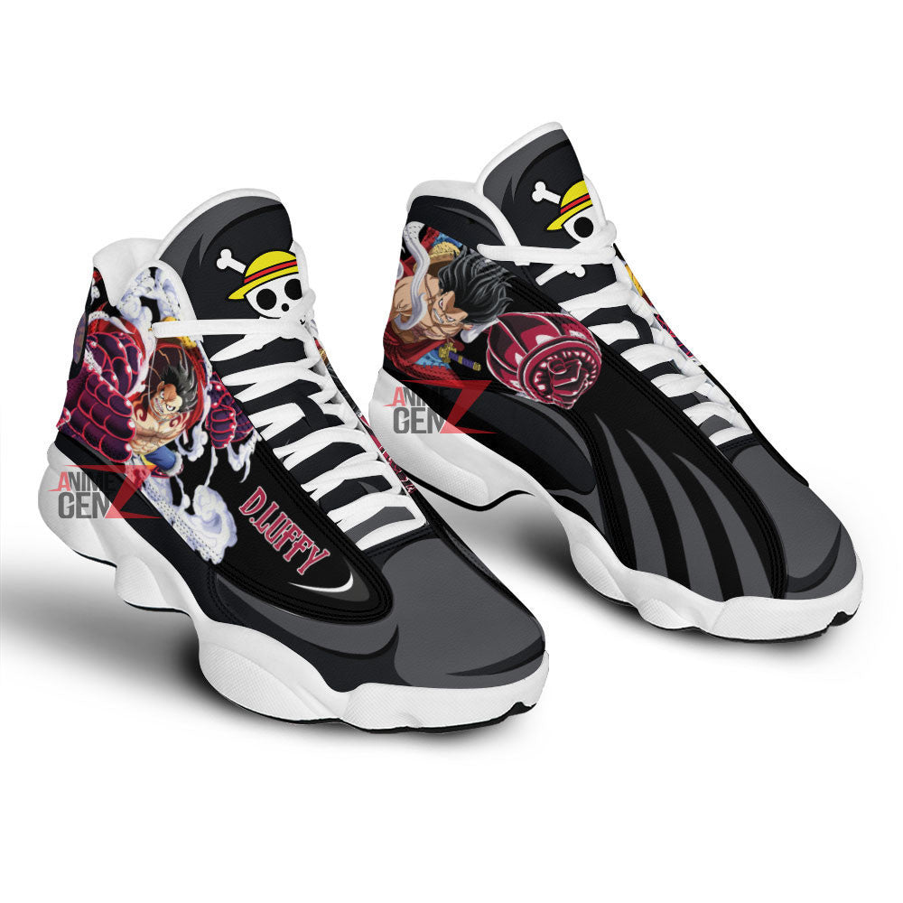 One Piece Luffy Gear 4 Air Jordan 13 Sneakers Custom Anime Shoes
