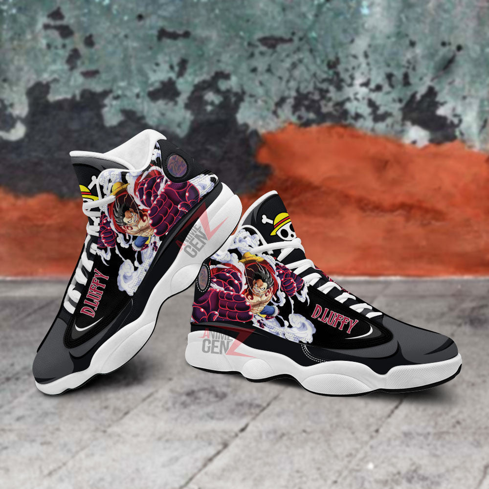 One Piece Luffy Gear 4 Air Jordan 13 Sneakers Custom Anime Shoes