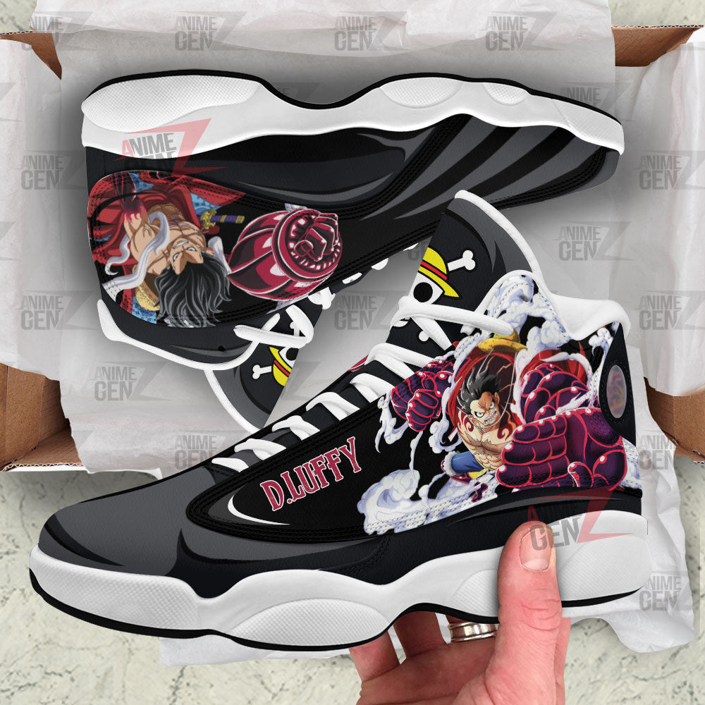 One Piece Luffy Gear 4 Air Jordan 13 Sneakers Custom Anime Shoes