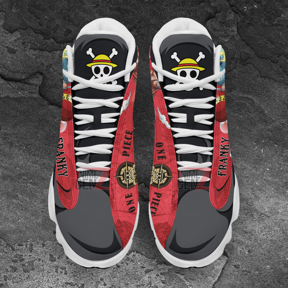 One Piece Franky Air Jordan 13 Sneakers Custom Animes Shoes