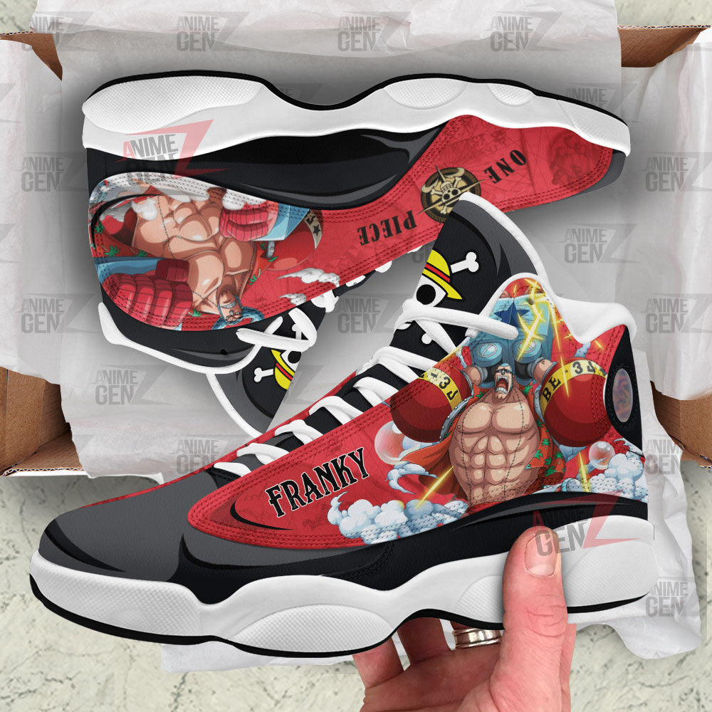 One Piece Franky Air Jordan 13 Sneakers Custom Animes Shoes