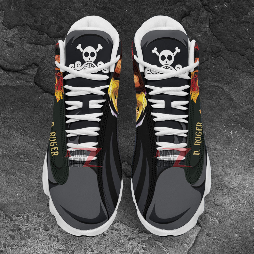 One Piece Gold D. Roger JD13 Sneakers Custom Anime Shoes