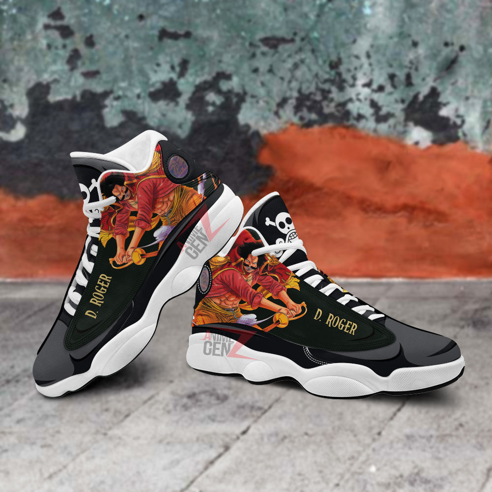 One Piece Gold D. Roger JD13 Sneakers Custom Anime Shoes