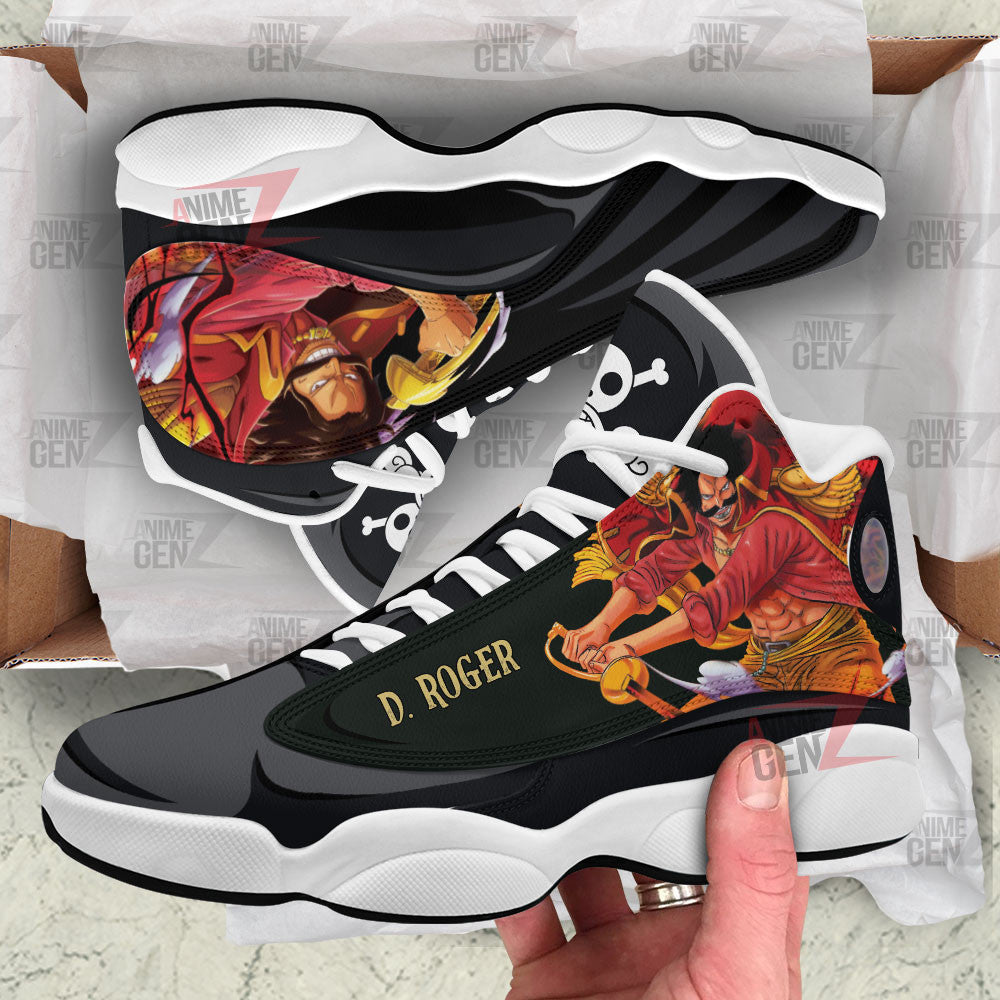 One Piece Gold D. Roger JD13 Sneakers Custom Anime Shoes