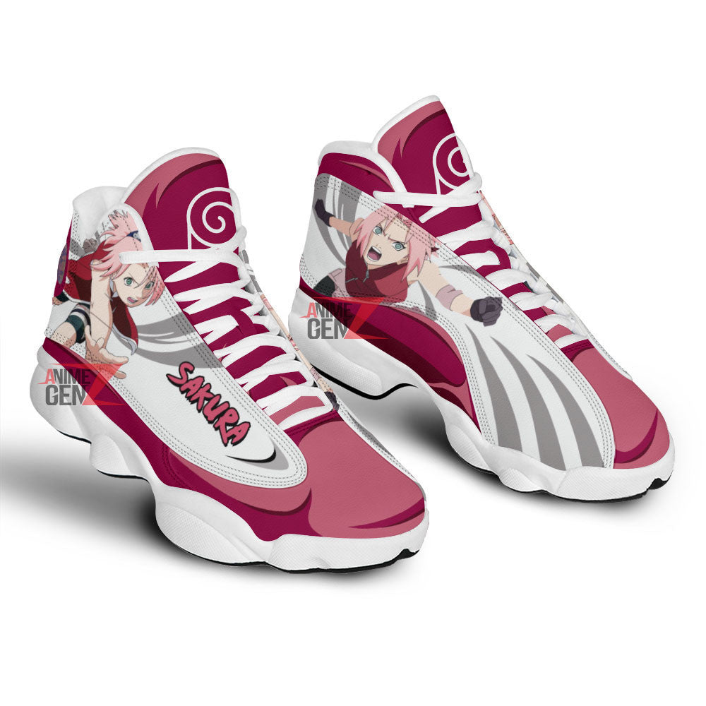 Naruto Haruno Sakura Air Jordan 13 Sneakers Custom Anime Shoes