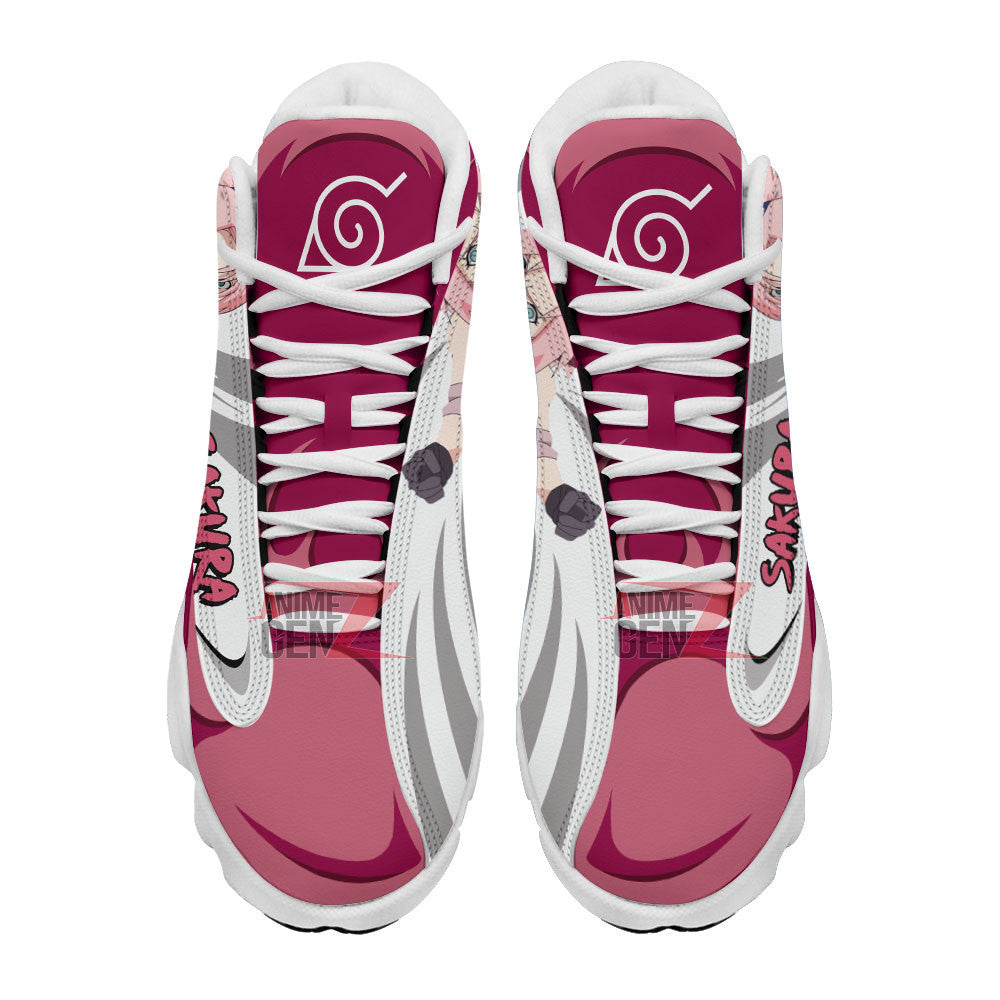 Naruto Haruno Sakura Air Jordan 13 Sneakers Custom Anime Shoes