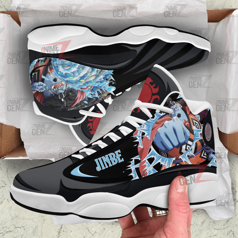 One Piece Jinbe Air Jordan 13 Sneakers Custom Anime Shoes