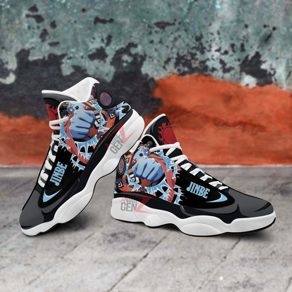One Piece Jinbe Air Jordan 13 Sneakers Custom Anime Shoes