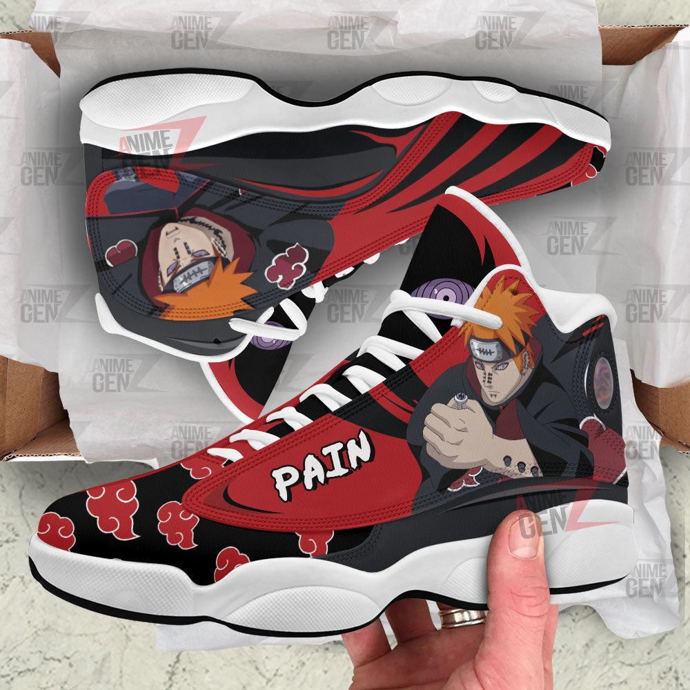 Naruto Akatsuki Pain Air Jordan 13 Sneakers Custom Anime Shoes