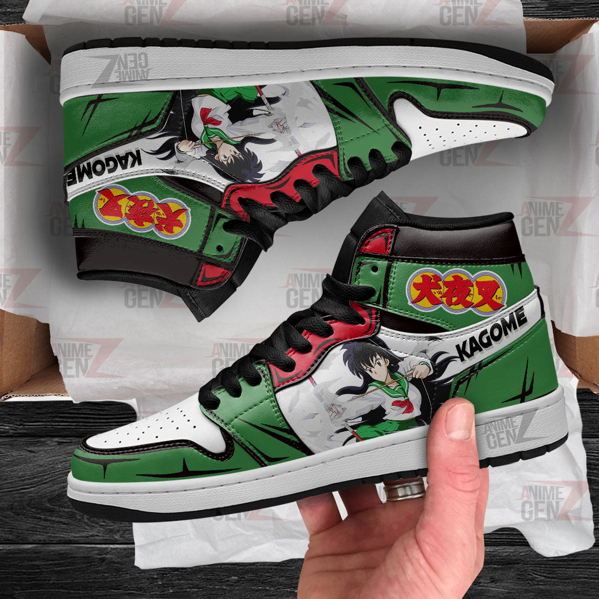 Higurashi Kagome JD Sneakers Inuyasha Custom Anime Shoes