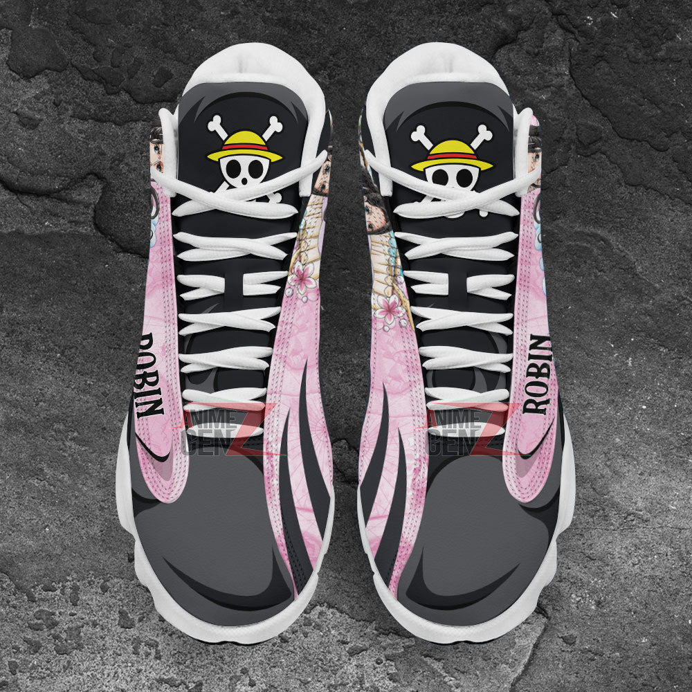 One Piece Nico Robin Air Jordan 13 Sneakers Custom Animes Shoes