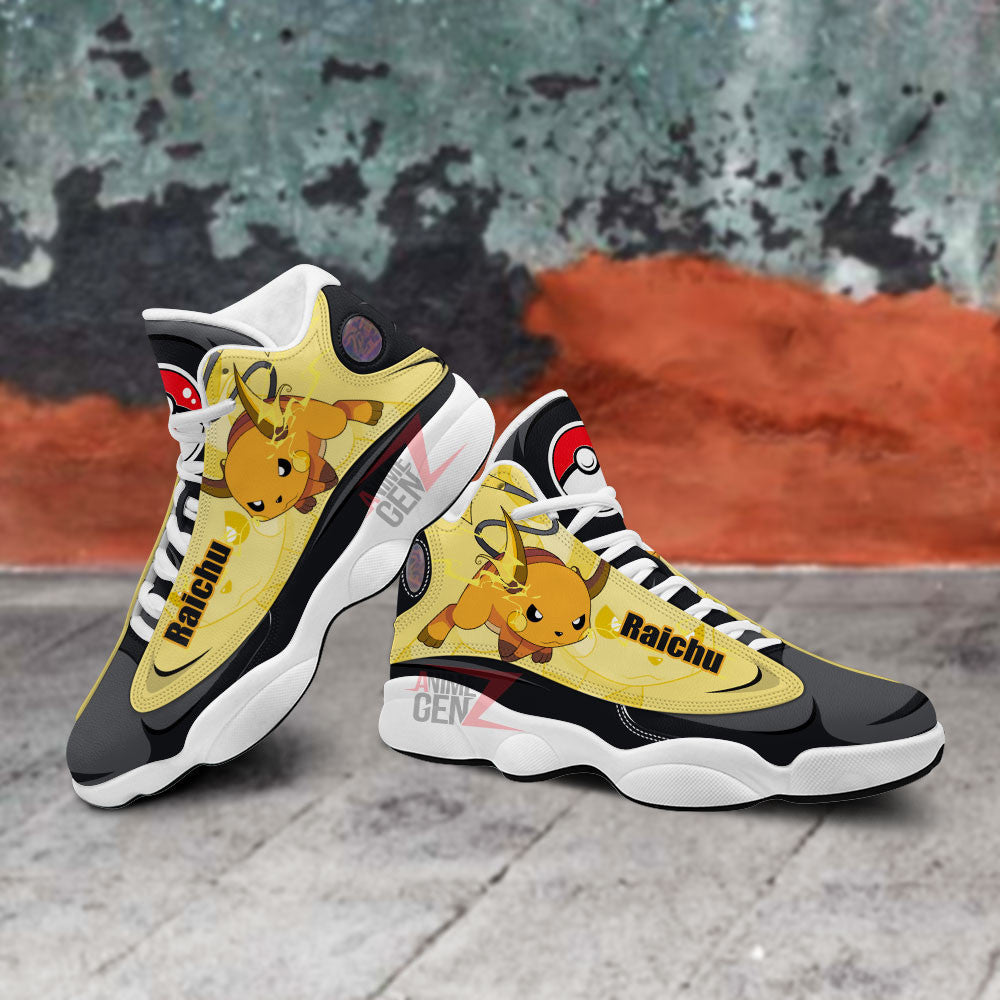 Pokemon Raichu Air Jordan 13 Sneakers Custom Anime Shoes