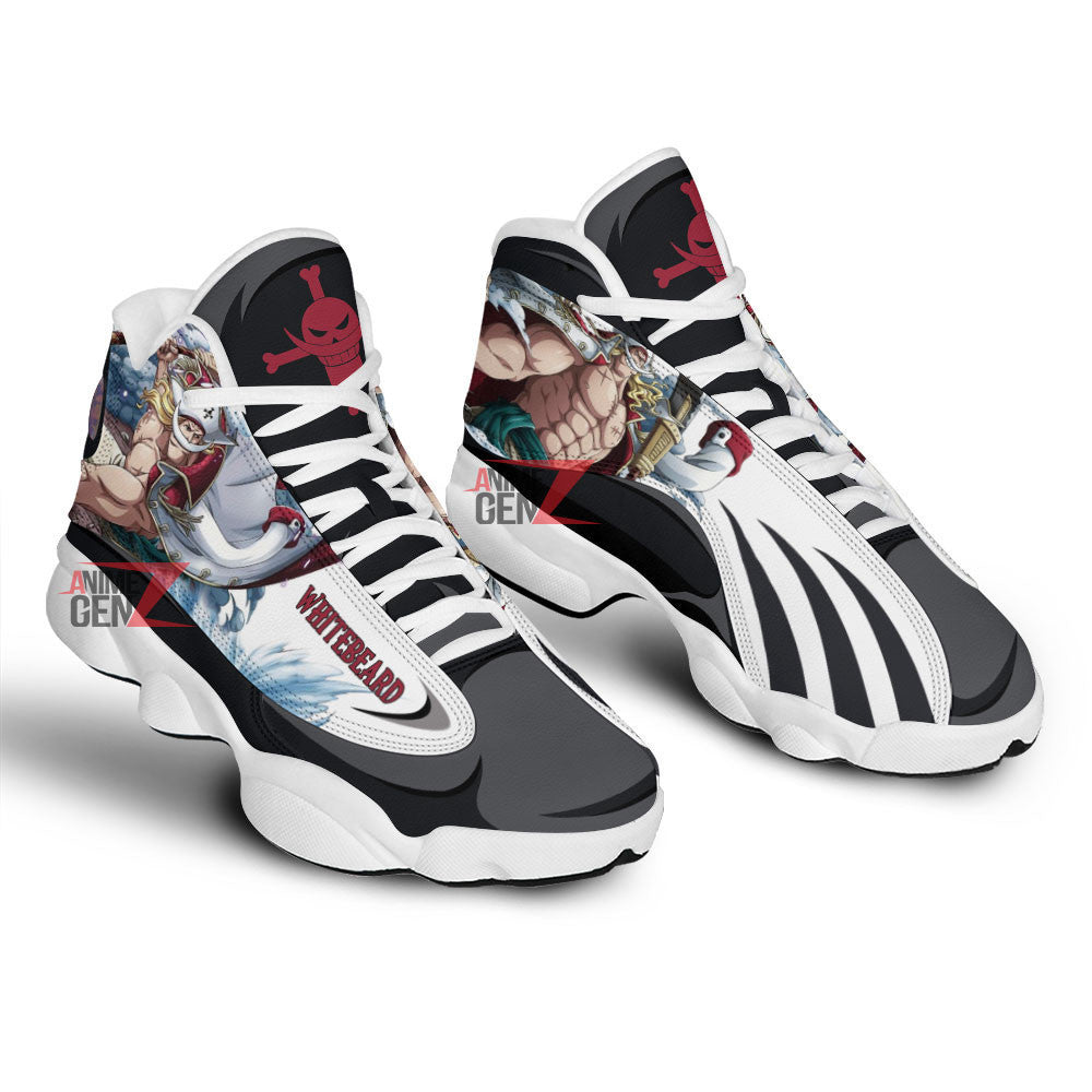 One Piece Whitebeard Air Jordan 13 Sneakers Custom Anime Shoes