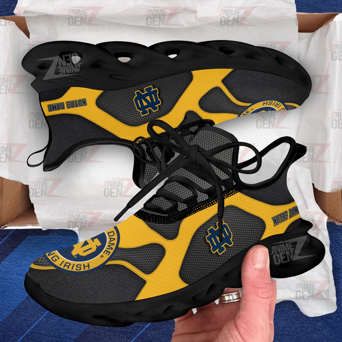 Notre Dame Fighting Irish Sneakers NFL Custom Sports Shoes
