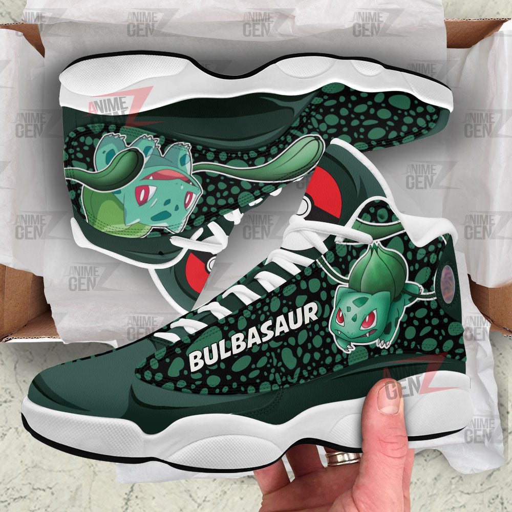 Pokemon Bulbasaur Air Jordan 13 Sneakers Custom Anime Shoes