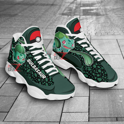 Pokemon Bulbasaur Air Jordan 13 Sneakers Custom Anime Shoes