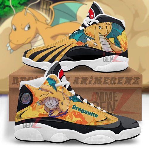 Pokemon Dragonite Air Jordan 13 Sneakers Custom Anime Shoes