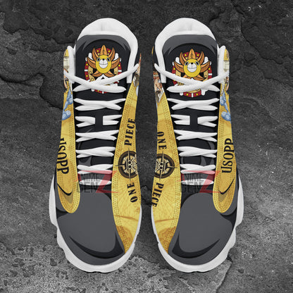 One Piece Usopp Air Jordan 13 Sneakers Custom Anime Shoes