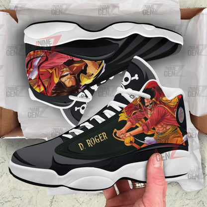 One Piece Gold D. Roger JD13 Sneakers Custom Anime Shoes