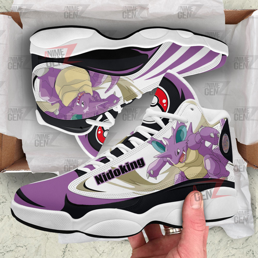 Pokemon Nidoking Air Jordan 13 Sneakers Custom Anime Shoes