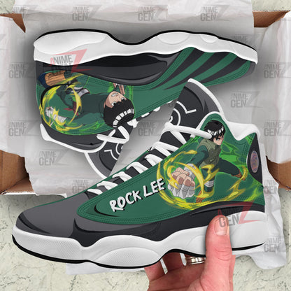 Naruto Rock Lee Air Jordan 13 Sneakers Custom Anime Shoes