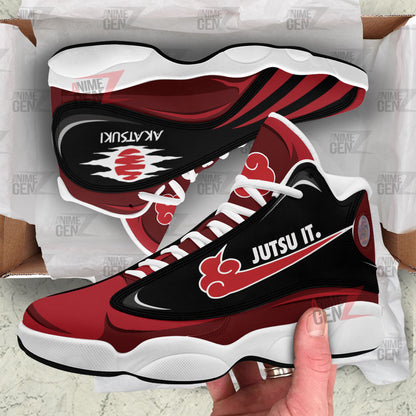 Naruto Akatsuki Air Jordan 13 Sneakers Custom Anime Shoes