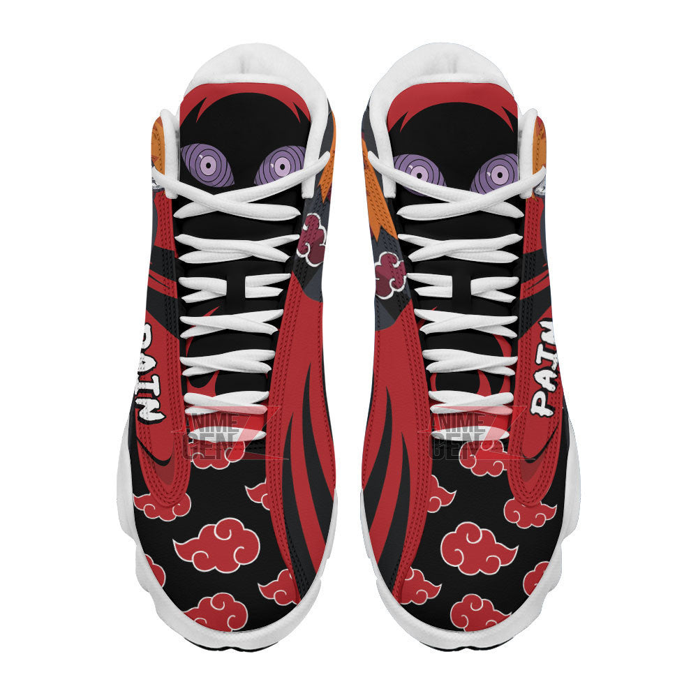 Naruto Akatsuki Pain Air Jordan 13 Sneakers Custom Anime Shoes