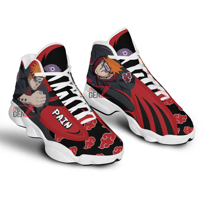 Naruto Akatsuki Pain Air Jordan 13 Sneakers Custom Anime Shoes