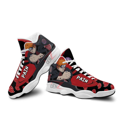 Naruto Akatsuki Pain Air Jordan 13 Sneakers Custom Anime Shoes