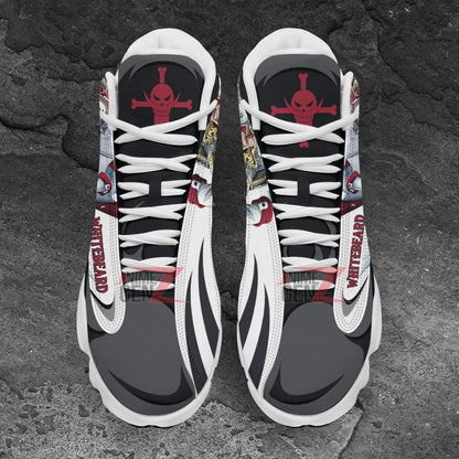 One Piece Whitebeard Air Jordan 13 Sneakers Custom Anime Shoes