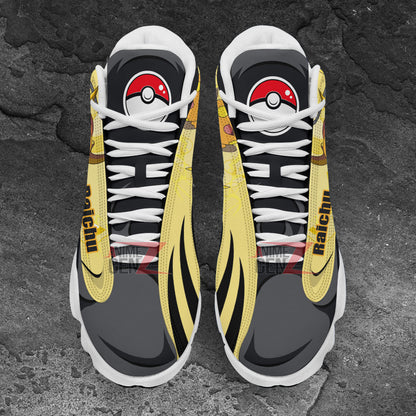 Pokemon Raichu Air Jordan 13 Sneakers Custom Anime Shoes