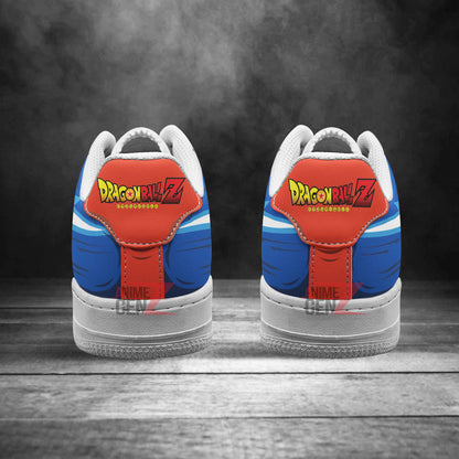 Dragon Ball Goku Super Saiyan Blue Air Sneakers Custom Anime Shoes