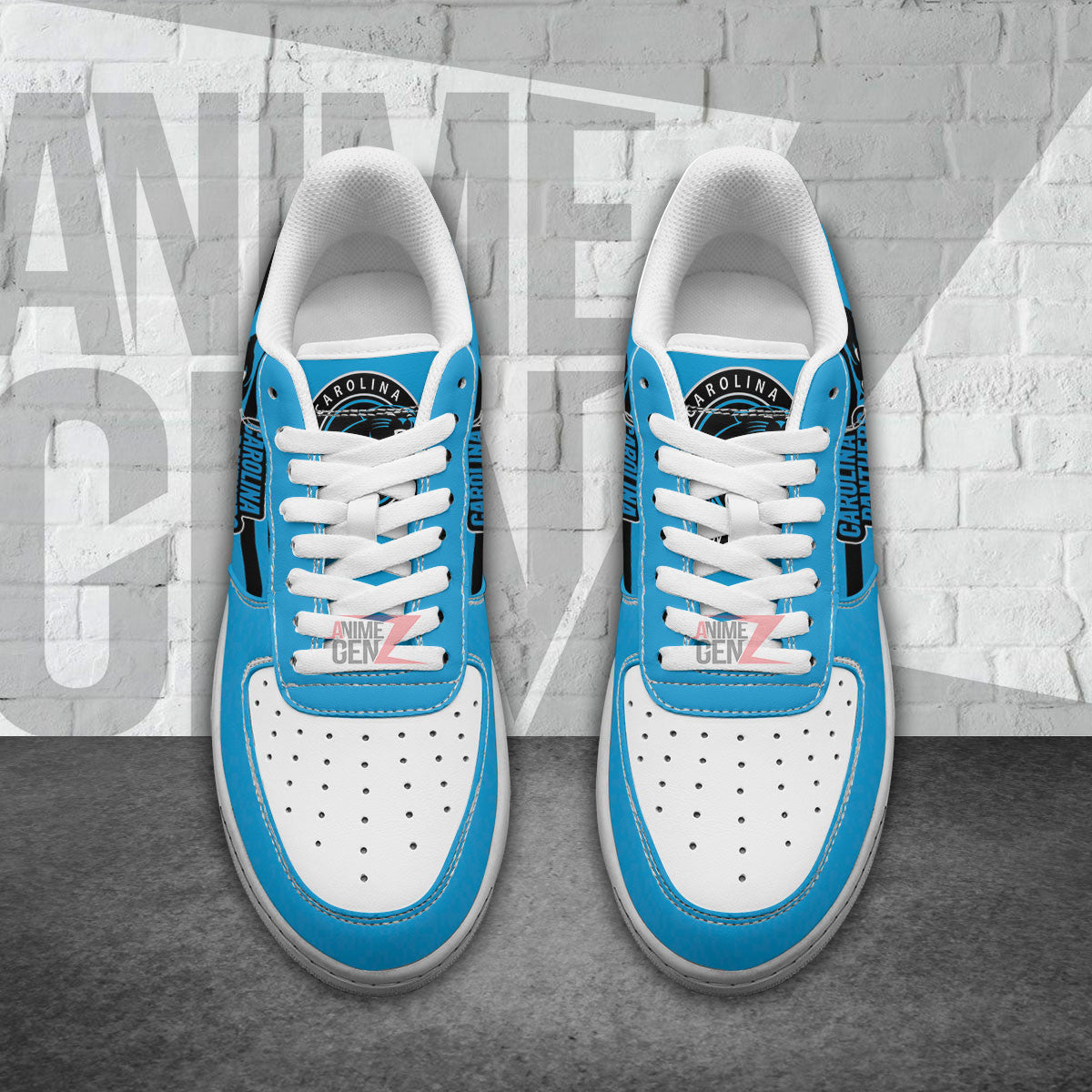 Carolina Panthers Air Sneakers NFL Custom Sports Shoes