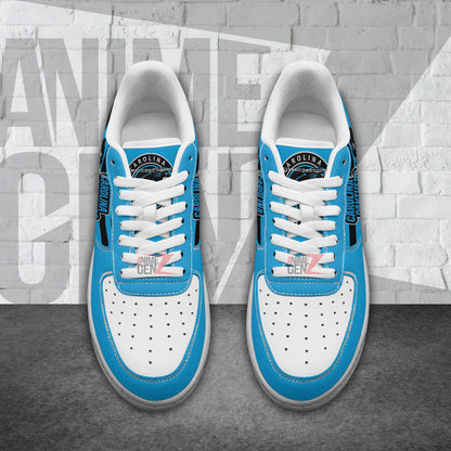 Carolina Panthers Air Sneakers NFL Custom Sports Shoes