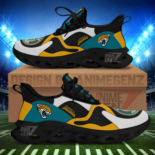 Jacksonville Jaguars Clunky Sneakers NFL Custom Sport Shoes
