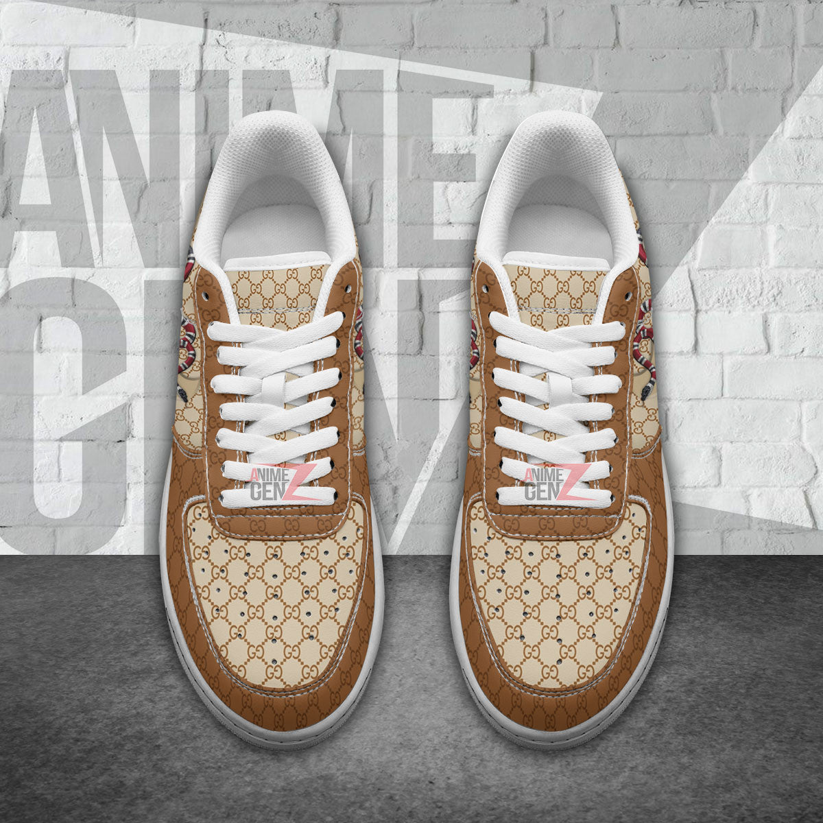 Gucci Air Force Sneakers Custom Fashion Brand Shoes